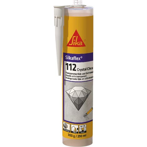 Adesivo Sikaflex-112 Crystal Clea. cartuccia 290 ml