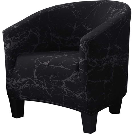 Housse de chaise, housse de siège de baignoire en velours haute élasticité housse de protection de meubles de fauteuil housse de canapé souple (1/5)