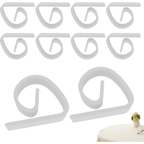 10 Pinces Pour Nappes D'extérieur Pinces Pour Nappe De Pique nique Petites Pinces À Nappe Clips De Supports De Nappe Antidérapants Pour L'extérieur Pinces De Table De Pique nique Portables (1/5)