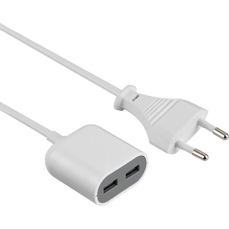 adattatore 'gummy line' 1 usb + 1 usb type 'c'