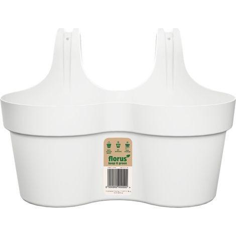 FLORUS BALCONETTA PARIS BALCONY HANGER DUO BIANCA