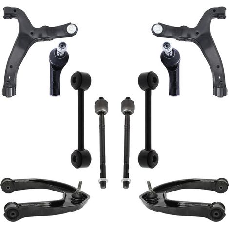 KIT BRACCIO OSCILLANTE 10 PEZZI COMPATIBILE CON VW AMAROK (2HA, 2HB, S1B, S6B, S7A, S7B) / Kit Sospensione Completo OE/OEM / Bracci Oscillanti + Testine Sterzo / Sostituzione Diretta OEM