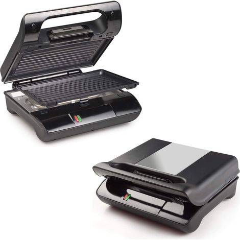 Macchina Per Waffle E Sandwich In Acciaio Inox 800w