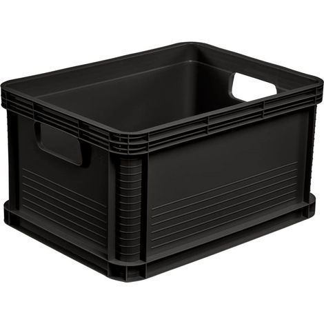 Caja de almacenaje, Gaveta de plástico, 20L - Gris Grafito
