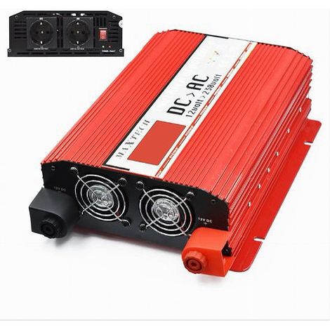 Trade Shop - 2000-WATT-WECHSELRICHTER FÜR WOHNMOBILE VON 12 V AUF 230 V MAXTECH HB2000-12V - (1/2)