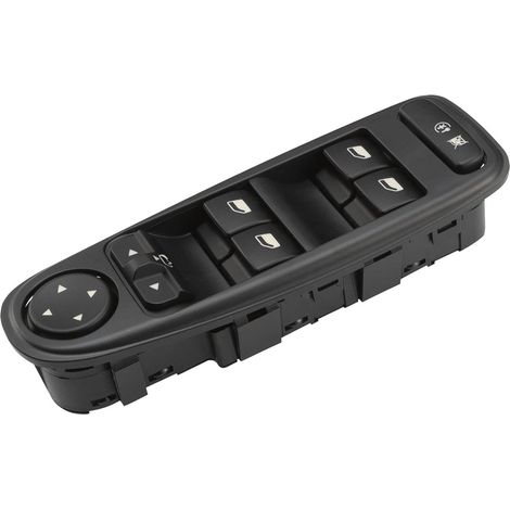 Commande Leve Vitre C4, Panneau de Contrôle Fenêtres Gauche 6554.YH Commutateur Interrupteur Bouton pour Citroen C4 Grand Picasso 96639383ZD (1/5)
