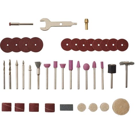 Draper 13540 Rotary Multi-Tool Accessory Set – 40-Piece Complete Kit for Versatile Cutting, Sanding, and Grinding Tasks (1/2)