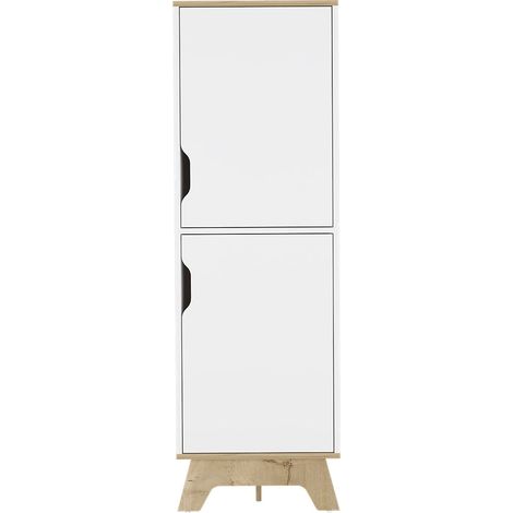 Mueble auxiliar de cociona alto Pamplona con 4 estantes y 2 puertas (1/5)