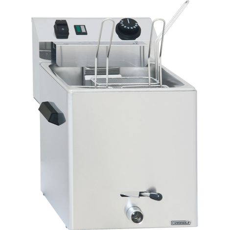 Cuiseur à pâtes électrique avec vanne de vidange 3 paniers - Casselin - ccapv3p