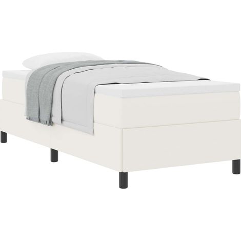 Maison Exclusive - Boxspringbett Creme 80 x 200 cm Cordstoff