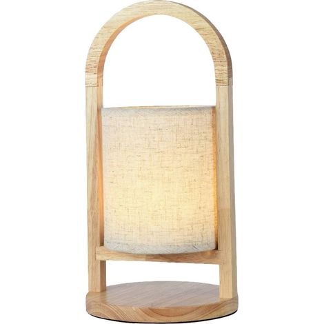 V-Tac – Lampe à poser rechargeable USB 1,5W 3000K beige – Intensité lumineuse variable – Design en tissu – 23091 - vt-7570 (1/7)