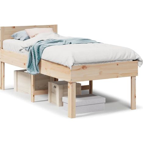 Maison Exclusive - Estructura de cama sin colchón madera maciza p