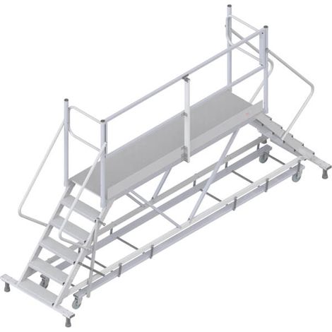 Piattaforma 4 gradini - Altezza massima di lavoro 2.80m - PTF104-DA