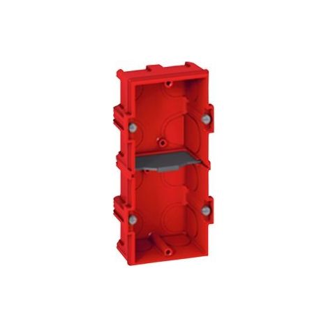 Scatola incasso Legrand Batibox rosso 40 mm plastica
