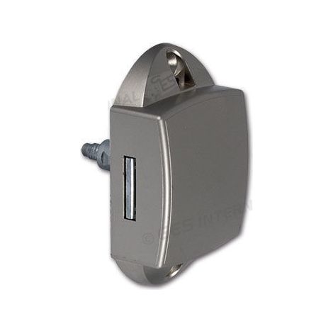 Serratura Push-Lock nichelato opaco
