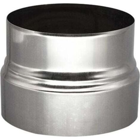 Réducteur de Conduit de Fumée Inox 120 mm vers 110 mm pour Raccordement Poêle (1/4)