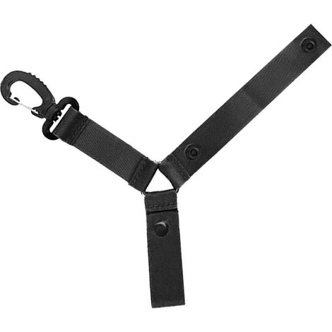 Porte-pompons multifonctionnel avec sangle ajustable, organisateur de pompons de cheerleading, porte-pompons portable avec cordon, accessoire de cheerleading, noir amélioré (1/5)