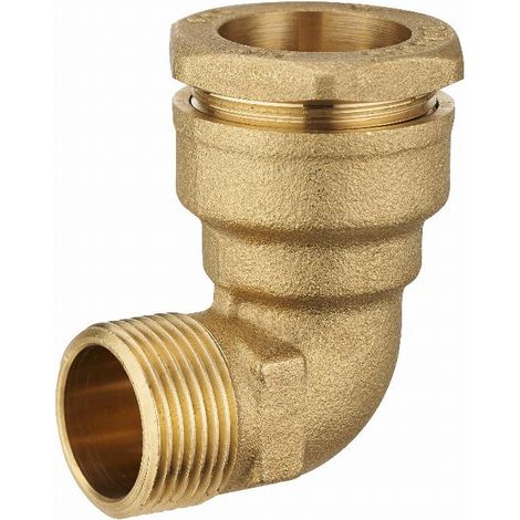 Messing Winkelstück für Polyethylenrohr männlich M1/2' (15x21) NOYON & THIEBAULT - Ø 20 mm - 1724-2015L1