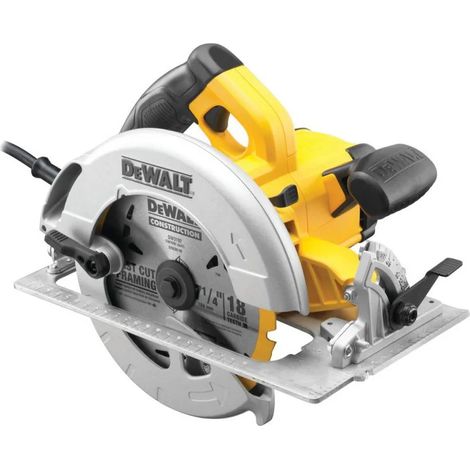 Dewalt DWE575K-QS sega circolare 1.600W e custodia, nero e giallo