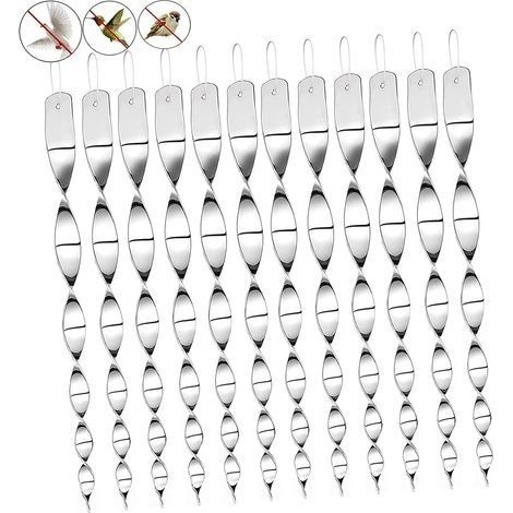 Repellente per Uccelli, 12 Pezzi Riflettenti, Repellente per Piccioni, per Scacciare gli Uccelli, Piccioni, Gabbiani, Picchi, ecc., Allontana gli Uccelli dalle Tue Finestre e dal Tuo Giardino. H344 (1/5)