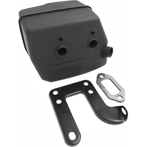 Silencieux d'échappement avec vis et joint - Pièces de rechange pour moteur de tronçonneuse - Silencieux de rechange - Compatible avec les tronçonneuses Husqvarna (hus268) (1/5)