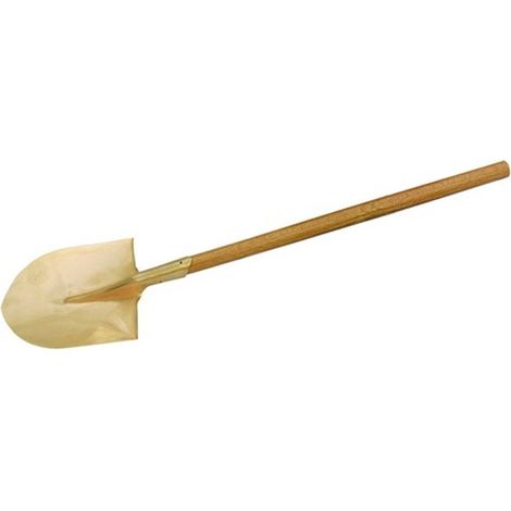 Herramienta de jardinería bahco round tip shovel anti-chispas aluminio bronce