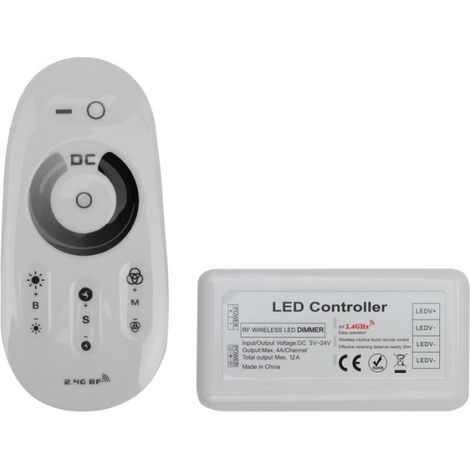 Controller LED Mono RF touch con telecomando 3x4A 12-24V (1/3)