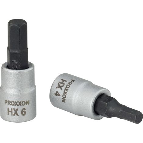 Proxxon - 1/4" Innensechskant-Einsatz, HX 3 mm, 33mm lang - 23743 (1/2)