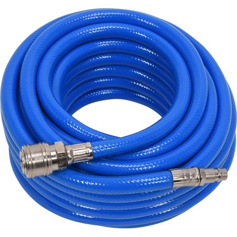 Tuyau air comprime 8mm 10 mètres usage garages ateliers avec raccords euro