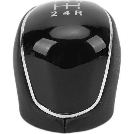 SIXRUN Bouton, Tête de Pommeau de Levier de Vitesse de Voiture Remplacement de la Tête de Bouton de Levier de Vitesse Noir pour Cmax 06/2007 à 07/2010, Pommeau de Levier de Vitesse. (1/5)