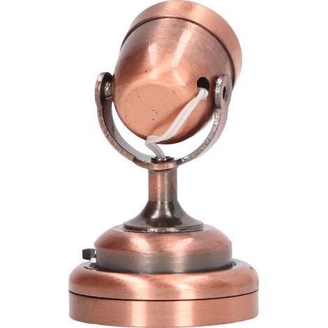 Miniatur-LED-Laserlicht für Puppenhäuser im Maßstab 1:12, Bronze (1/5)