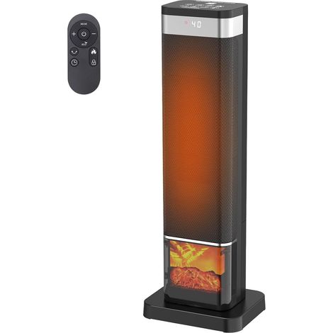 Chauffage d'Appoint Électrique Compact, Radiateur Soufflant Économique pour Chambre, Bureau et Salon (1/5)
