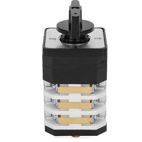 Universeller elektrischer Nockenschalter, Drehschalter LW12D‑16YH3/3, 220 V‑380 V, 16 A, 4 Positionen (1/5)