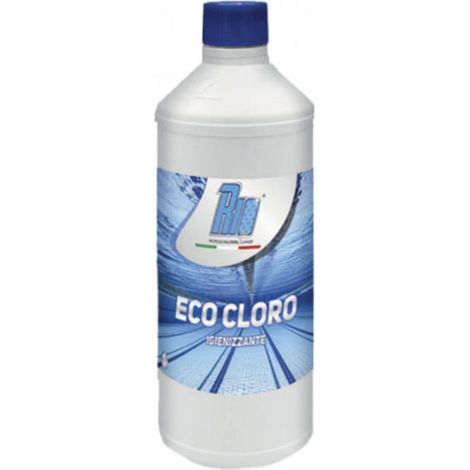 FLOCCULANTE PISCINE TRATTAMENTO LIQUIDO PISCINA ECO CLORO 1Kg RIO