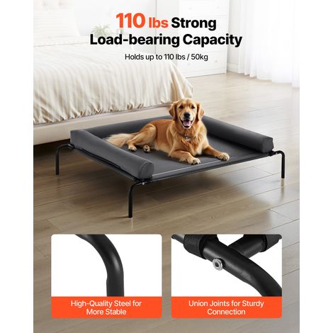 Lit Surélevé pour Chiens Chats Lit de Camp pour Animaux de (1/5)