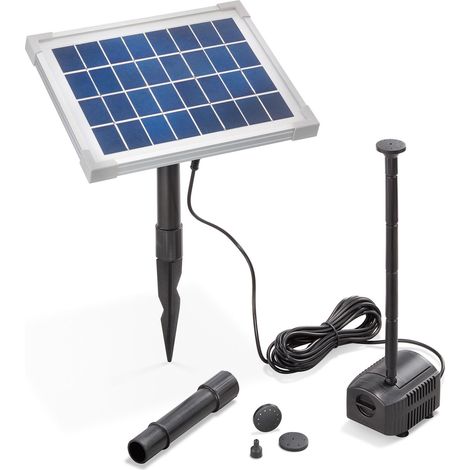 esotec Solar Teichpumpe mit Filter für außen  SET Sprinklerpumpe 250l/h 101909