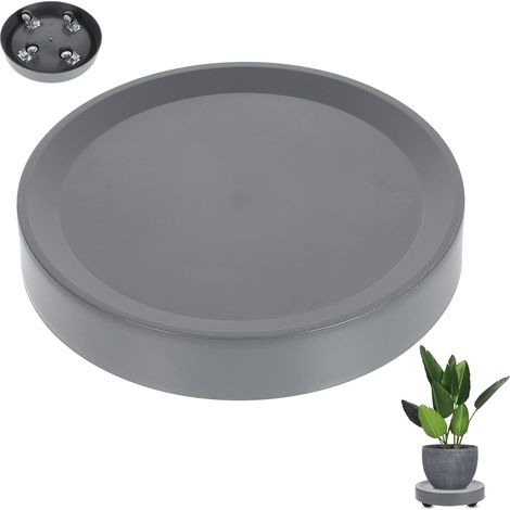 Support à roulettes pour Plantes 9 Pouces Plateau Mobile Renforcé avec Roues Pivotantes Silencieuses pour Déplacer Facilement Les Pots De Fleurs D'Intérieur Et Extérieur (1/5)