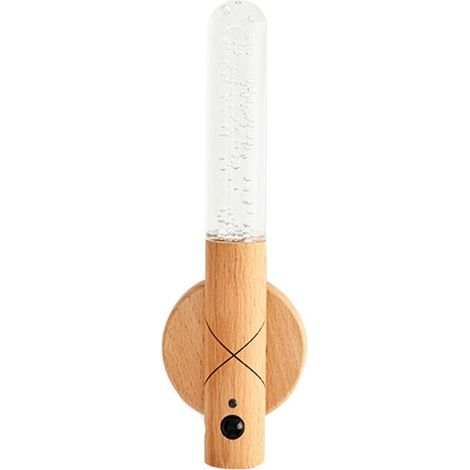 Veilleuse Étoilée Bois – Détecteur Mouvement, Rechargeable – Blanc Chaud Variable – Magnétique – Chambre, Escalier, Cuisine (1/5)