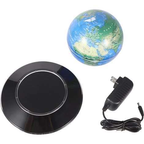 8-Zoll-Magnetglobus mit LED-Beleuchtung – Originelles Geschenk – 100–240 V US-Stecker, Blau (1/5)