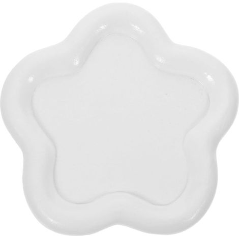 Plateau Rangement Bijoux Résine Blanc Fleur Décoratif Plateau Organisateur Bijoux Compact Pour Bureau Et Chambre (1/5)