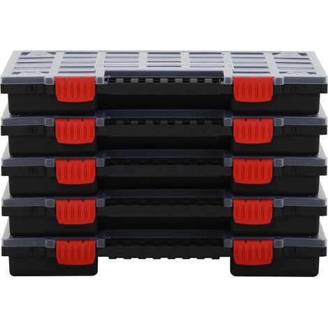 Boîtes d'assortiment 5 pcs 40x30x5 cm Polypropylène CFW91123 (1/5)