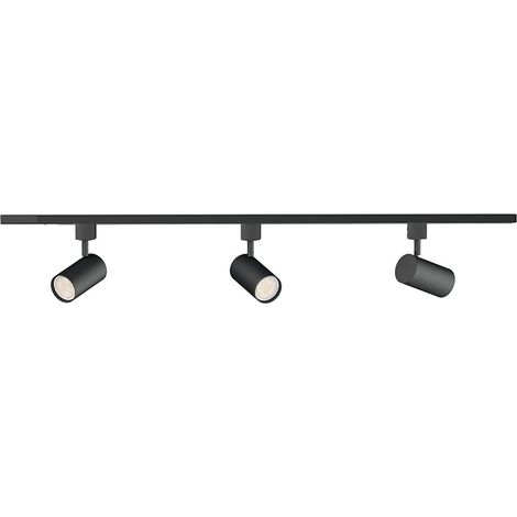 Rail Easylink Zilo 3 Spots Noir éclairage Directionnel Modulable Sur Rail - Philips