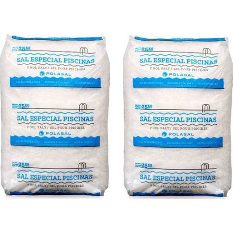 Sel pour électrolyse piscine – Pack de 2 x 25 kg – Traitement naturel et écologique – Pour piscines jusqu'à 160 m³ – Centrocom