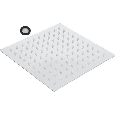 G1/2-Zoll-Edelstahl-Wandgewinde, 8-Zoll-Regenduschkopf, Duschkopf mit Sprühkopf, Badezimmerzubehör, Duschkopf (1/5)