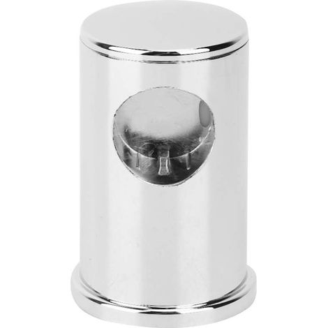 Ensemble de 2 supports de barre de douche relevables en ABS, blanc argenté, résistants, pour accessoires de salle de bain (1/5)