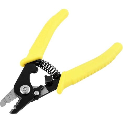 Alicates pelacables de fibra óptica con pelado segmentado de tres orificios Mango antideslizante Hebilla de seguridad para tubos a granel Fibra desnuda Fibra revestida Betterlife (1/4)