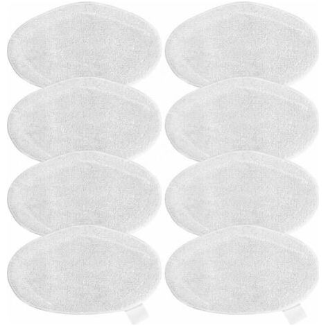 8Pièces Lingettes pour polti vaporetto sv440Serpillere Remplacement, Vadrouilles de Rechange Lavables (1/5)