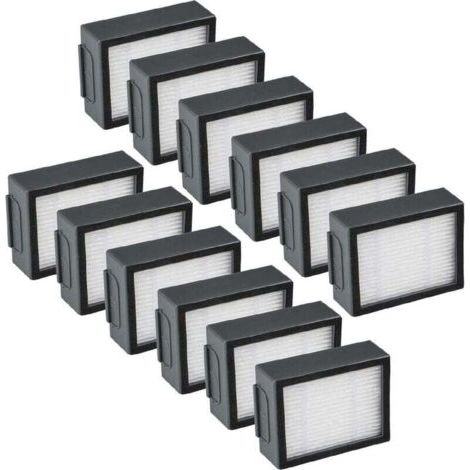 12-Pack Replacement Filter Parts Compatible with iRobot Roomba E, I, J Series i1 i1+ i3 i3+ i4 i5 i5+i6 i6+ i7 i7+ i8 i8+ E5 E6 E7 J7 Robot Vacuum Cleaner Accessories 12 Filters (1/5)