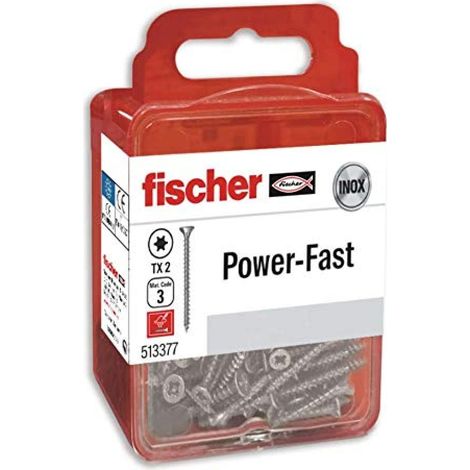 Vis FPF-ST - Boîte de vis pour bois - Filetage total de 3,5 x 25 - Inox A2 - Blister de 20 unités (1/5)