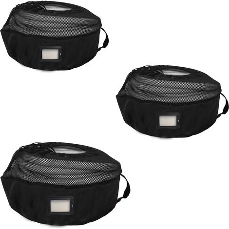 Lot de 3 sacs de rangement pour tuyaux de camping-car avec carte personnalisable, sac de rangement pour tuyaux de camping-car